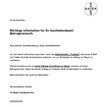 Fax: Bayer informiert Apothekenteams über einen Betrugsversuch durch das Unternehmen Trustpair.