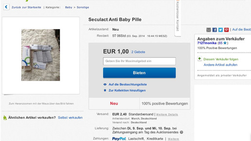 Seculact Pille ebay