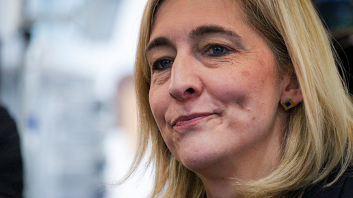 Nina Warken auf einer Veranstaltung
