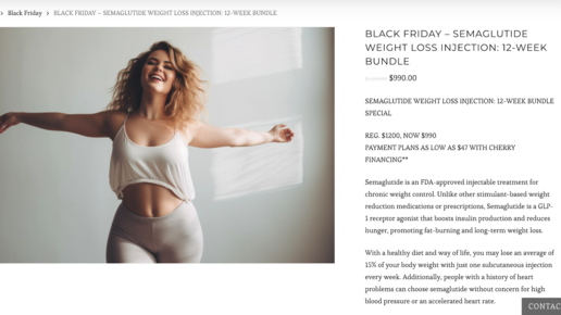 Black Friday: Semaglutid knallhart reduziert