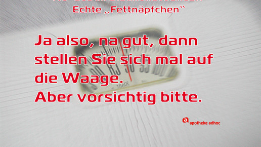 diaet sprueche Waage - Vorsichtig