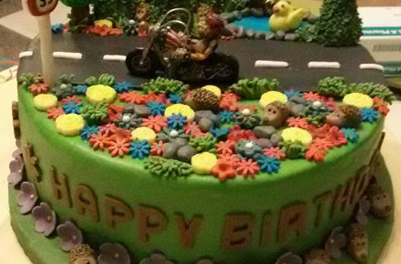 torte motorrad bianca baier