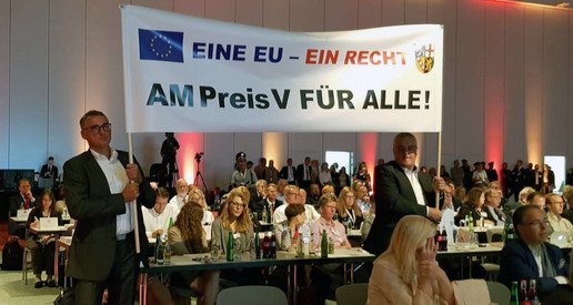 Protestplakat beim Apothekertag