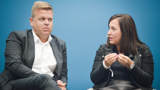 Matthias Heidmeier und Ina Lucas