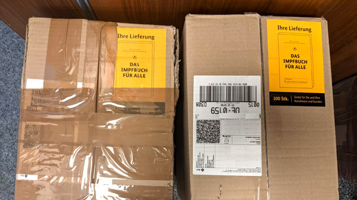 400 Stück „Impfbuch für alle“ ungefragt