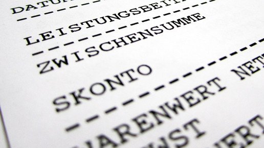 Rechnung mit Skonto