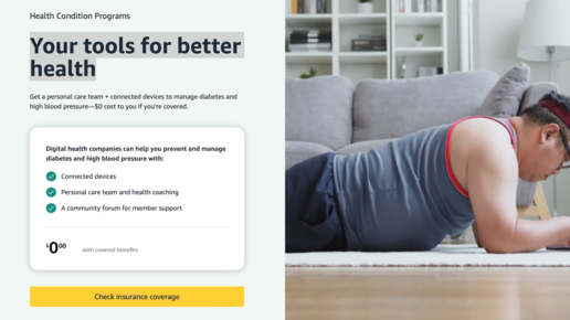 Amazon startet digitale Programme für chronisch Kranke