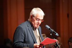 Manfred Saar beim DAT am Mikro