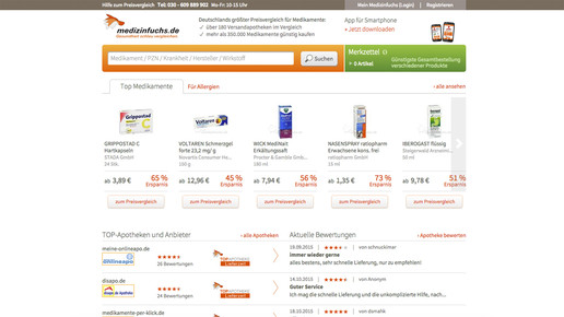 medizinfuchs screenshot