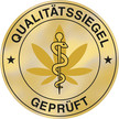 Abgebildet wird das Qualitätssiegel von Canopy für medizinisches Cannabis