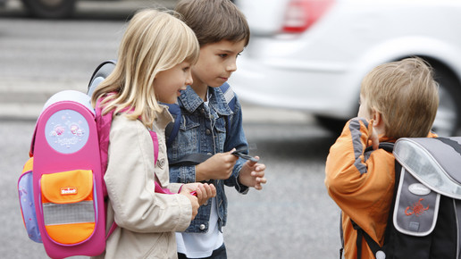 kinder schule ampel dak