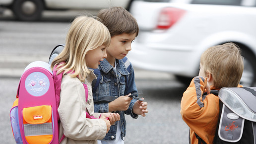 kinder schule ampel dak