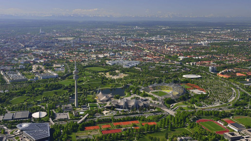 muenchen olympiapark luftaufnahme olmpiapark-muenchen