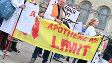 Bilder von der Protestaktion