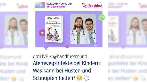 Atemwegsinfekte: dm bietet Live-Shopping