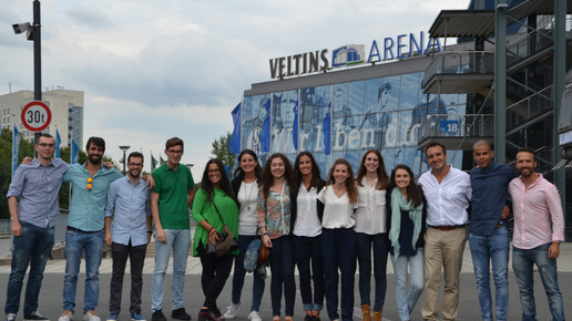 Bild 4 Ankunft Veltins Arena 2