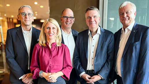 Markus Berendt, Ruth Philipp, Jens Psczolla, Christian Klose und Bernhard Calmer 