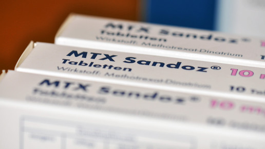 Packungen des Medikaments MTX