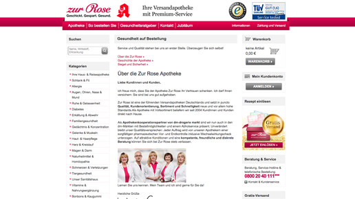 zurrose tuev ueber uns screenshot