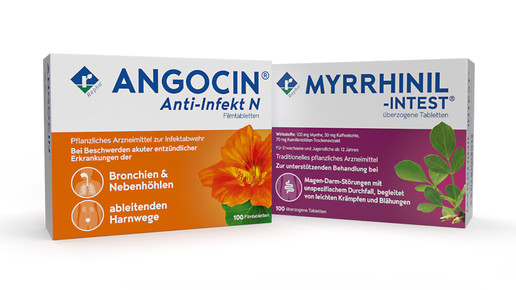  Produktabbildung von ANGOCIN® Anti-Infekt N und MYRRHINIL-INTEST®