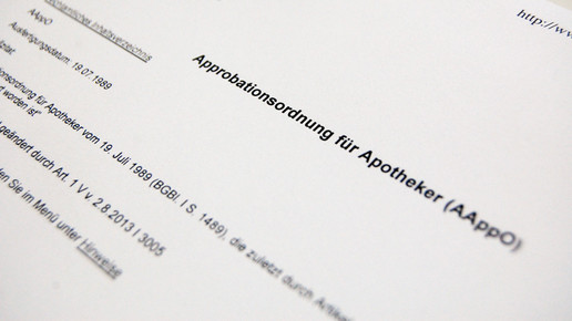 approbationsordnung pharmazie aa