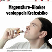 Bild: Magensäure-Blocker verdoppeln Krebsrisiko