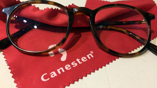 werbegeschenk canesten brillenputztuch aa