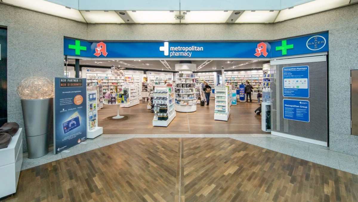 Metropolitan Pharmacy - Apotheke Am Internationalen Flughafen Düsseldorf www.apotheke-adhoc.de