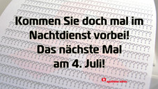 Kommen Sie nie wieder!