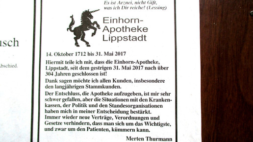 einhorn-apo lippstadt anzeige einhorn-apo