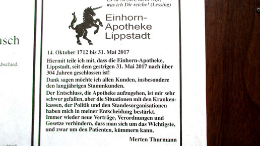 einhorn-apo lippstadt anzeige einhorn-apo