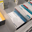 Candesartan Packungen in einer Schublade