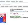 paracodol screenshot Amazon: Codein und Fluconazol