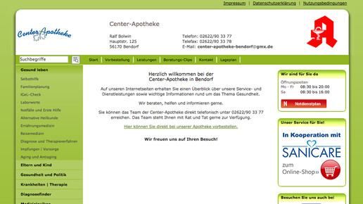 sanicare centerapo bendorf screenshot