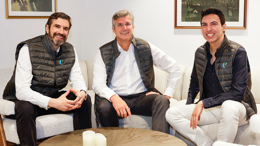 Olaf Schwabe, Jakob Futorjanski und Rojahn Ahmadi