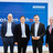 Verlässliche Lieferketten: Ziemiak besucht Noweda Gruppenfoto v.l.: Dr. Joachim Reinken, Leiter Unternehmenskommunikation und Politik, Vertriebsvorstand Udo Harneit, MdB Paul Ziemiak (CDU), Noweda-Chef. Dr. Michael Kuck.
