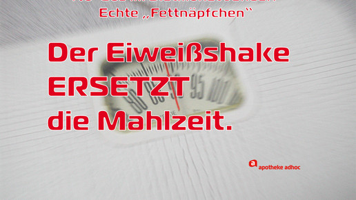 diaet sprueche Eiweissshake