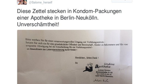 twitter undine apo neukoelln kondom screenshot