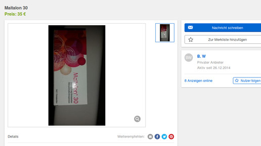 maitalon ebay kleinanzeigen screenshot