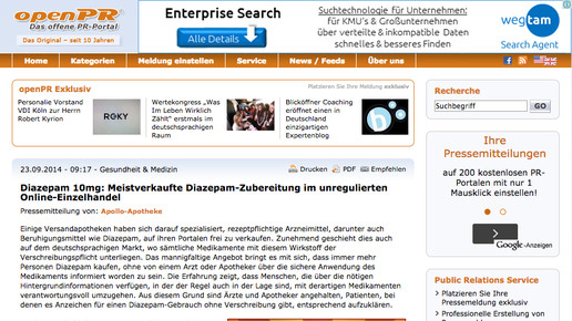 open PR-meldung-Apollo-Apotheke