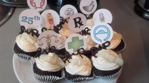 Kuchen im Büro der International Pharmaceutical Federation (FIP) 