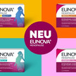 Die vier Neuprodukte von Eunova® Menopause.