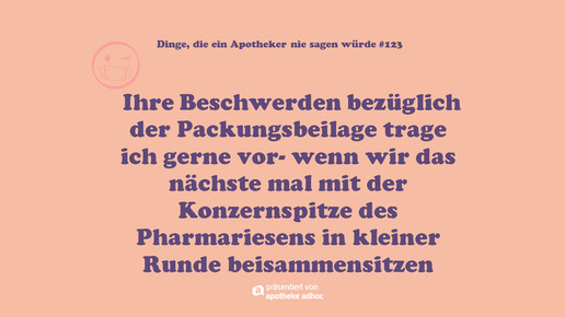 dinge die ein apotheker nie sagen wuerde 123 ddeansw