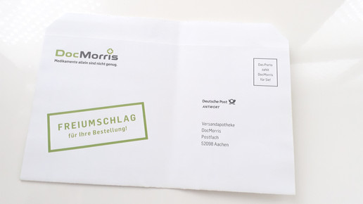 Docmorris Prismapromotion Freiumschlag aa