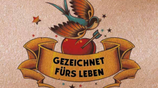 Tattoo Postkarte Vogel BLV