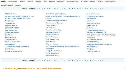 amazon eucerin topseller