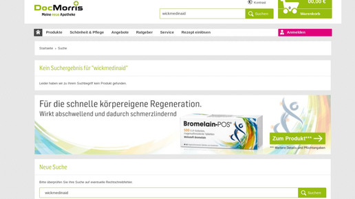 docmorris suche ss aa