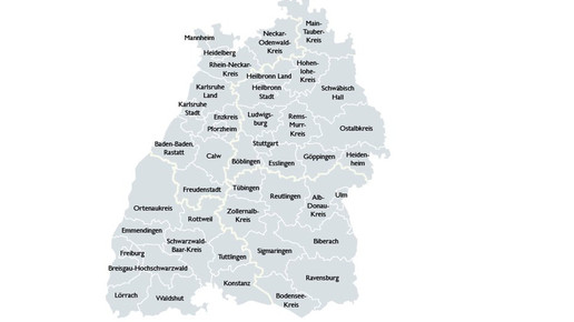 Notfallbezirke B-W KV BW