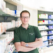 Sebastian Köhler in der Horner Apotheke in Bremen