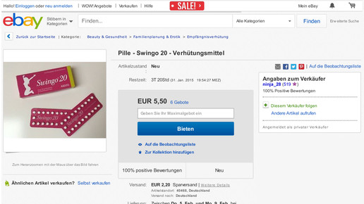 swingo ebay screenshot